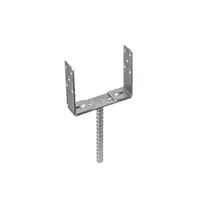 Планка стъпка DMX с регулируема широчина, с шиш  60-200x136х201x4 мм, PSRU 60-200