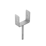 Планка DMX стъпка с шиш за греда  140x120x325x5 мм, PS 140U - product - 068 DMX 997