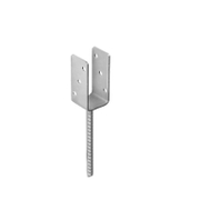 Планка DMX стъпка с шиш за греда  60x120x324x5 мм, PS 60U - product - 068 DMX 991