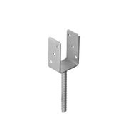 Планка DMX стъпка с шиш за греда  80x120x325x5 мм, PS 80U - product - 068 DMX 993