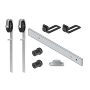 Аксесоари Estebro за врати тип рустик с пластмасови ролки комплект 45x8 мм - product - 068 ETB 111