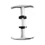 Дръжка за врата Estebro плъзгаща лята  96х46 мм, хром - product - 068 ETB 151