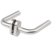 Дръжка за врата Estebro с овална розетка  62х143 мм, сатинирана, Model 2 - product - 068 ETB 160