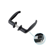 Дръжка за регулируема брава Estebro по дебелината на вратата  черна, 45-60 мм - product - 068 ETB 173