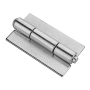 Панта за горни и гаражни врати Estebro плоска три сегментна неръждаема  3х80х50 мм, 195R - product - 068 ETB 525