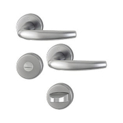 Дръжка за сервизна брава Hoppe с розетка  титан, Tokyo - product - 068 HOP 105