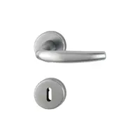 Дръжка за обикновена брава Hoppe с розетка  титан, Atlanta