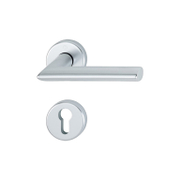 Дръжка за секретна брава Hoppe с розетка  сребро, Stockholm - product - 068 HOP 124