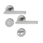 Дръжка за сервизна брава Hoppe с розетка  титан, Stockholm - product - 068 HOP 128