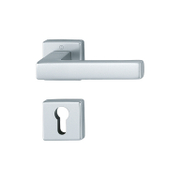 Дръжка за секретна брава Hoppe с розетка  сребро, Toulon - product - 068 HOP 144