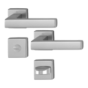 Дръжка за сервизна брава Hoppe с розетка  титан, Toulon - product - 068 HOP 148