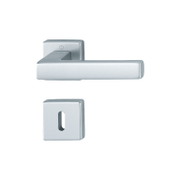 Дръжка за обикновена брава Hoppe с розетка  сребро, Toulon - product - 068 HOP 143