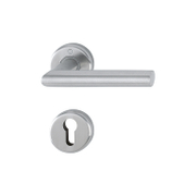 Дръжка за секретна брава Hoppe с розетка  сребро, Utrecht - product - 068 HOP 155