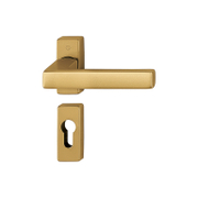 Дръжка за секретна брава Hoppe с розетка  бронз, Toulon - product - 068 HOP 153