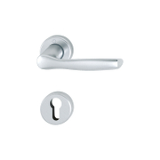 Дръжка за секретна брава Hoppe с розетка  сребро, Milano - product - 068 HOP 164