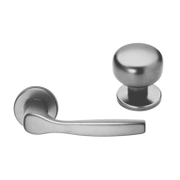 Дръжка за обикновена брава Brialma с розетка комплект с топка сребро, Gabry + Universal - product - 068 INE1426