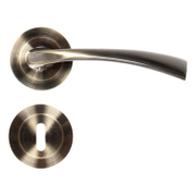 Дръжка за обикновена брава Sokoth с розетка  графитен бронз, Lucky - product - 068 INE1428