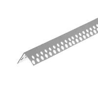 Профил ъглов за шпакловка Vestal от PVC  25х25 мм, 2.5 м, BG