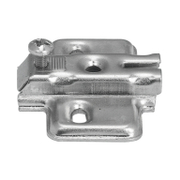 Планка монтажна Hafele за мебелна панта  4 мм, Metallamat A - product - 068 PDZ 490