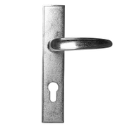 Дръжка за секретна брава Metal с шилд  никел, 200х38 мм, 70 мм, Mirela 1 - product - 068 SNK 027