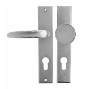 Дръжка за секретна брава Metal с шилд с топка  никел, 232х38 мм, 90 мм, Mirela 1 - product - 068 SNK 036