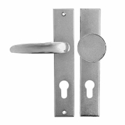 Дръжка за секретна брава Metal с шилд с топка  никел, 220х38 мм, 70 мм, Mirela 1 - product - 068 SNK 031