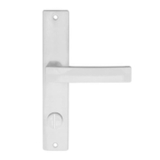 Дръжка за сервизна брава Sonico с шилд  бяла, 240х40 мм, 90 мм, Preslav - product - 068 SNK 105