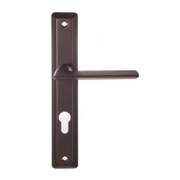 Дръжка за секретна брава Sonico с шилд  антик, 240х108 мм, 70 мм, Varna - product - 068 SNK 121