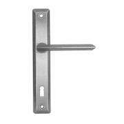 Дръжка за обикновена брава Sonico с шилд   90 мм, Varna - product - 068 SNK 193