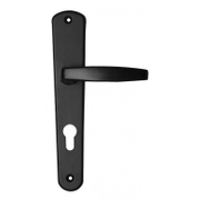 Дръжка за секретна брава Sonico с шилд  черен, 225 мм, 70 мм, Classico - product - 068 SNK 218