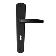 Дръжка за обикновена брава Sonico с шилд   черна, 232 мм, 90 мм, Classico - product - 068 SNK 784