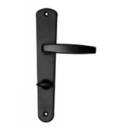 Дръжка за сервизна брава Sonico с шилд  черна, 232 мм, 70 мм, Classico - product - 068 SNK 787