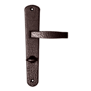 Дръжка за сервизна брава Sonico с шилд  шагрен, 232 мм, 70 мм, Classico - product - 068 SNK 788