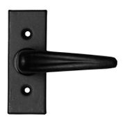 Дръжка за брава на прозорец Sonico оливка с шилд  80х30.5 мм, черна, Classico - product - 068 SNK 799