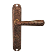 Дръжка за сервизна брава Sonico реверсивна с шилд  шагрен, 220х40 мм, 70 мм, Sofia - product - 068 SNK 813