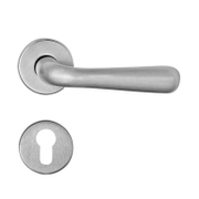 Дръжка за секретна брава Sonico реверсивна с розетка  сатен, Sofia - product - 068 SNK 847