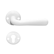 Дръжка за секретна брава Sonico реверсивна с розетка  бяла, Sofia - product - 068 SNK 842