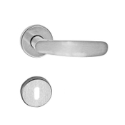 Дръжка за обикновена брава Sonico реверсивна с розетка  сатен, Silistra - product - 068 SNK1044