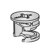Ексцентрик Indaux за мебелна сглобка минификс ф 15х14 мм - product - 068 TEK 1164