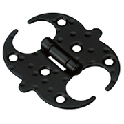 Панта Рустик Amig черен обков  100x95x1.5 мм, черен мат, 553 - product - 068 TEK 118