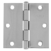 Панта за вътрешни врати Amig шарнирна за безфалцови врати неразглобяема 75х75 мм, 1010 - product - 068 TEK 588