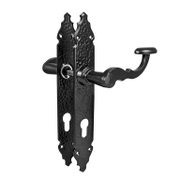 Дръжка за врата Amig рустик черна 280х45 мм, черна, 109 - product - 068 TEK 703