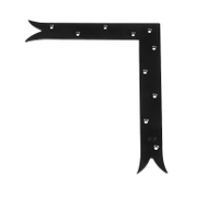 Панта Рустик Amig черен обков  300х240х4 мм, черна мат, 8500 - product - 068 TEK1147