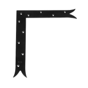 Панта Рустик Amig черен обков  300 х 240 х 4 мм, черна мат, 8500 - product - 068 TEK1148