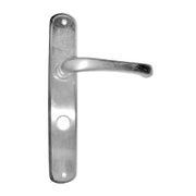 Дръжка за сервизна брава реверсивна с шилд  никел мат, 70 мм - product - 068 TKN 435