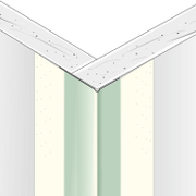 Профил ъглов за шпакловка Knauf поцинкован външен, с хартия 90 °, 3 м, Sheetrock Dallas - product - 068 UNG1124