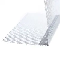 Профил ъглов за шпакловка Vestal от PVC с мрежа 2.5 м, 80x120 мм, BG