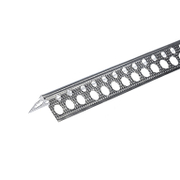 Профил ъглов за шпакловка Vestal алуминиев рифелован 90 °, 23х23 мм, 2.5 м, BG - product - 068 WSL1011