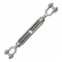 Обтегач за въжета QD Rigging China  вилка-вилка, 1300 кг, M16x350x470 мм, DIN 1480