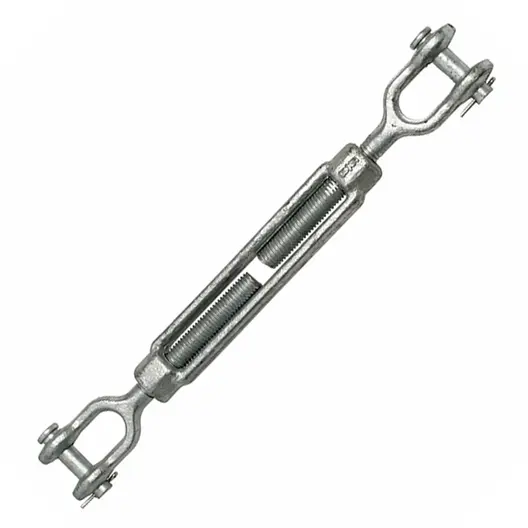 Обтегач за въжета QD Rigging China  вилка-вилка, 1300 кг, M16x350x470 мм, DIN 1480